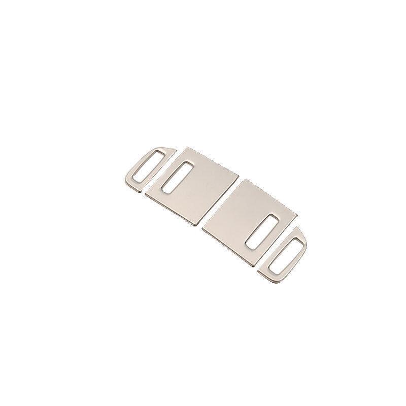 Console LR Air Outlet Vent Trim Fit for Ford Explorer 2020-2022 Silver Steel