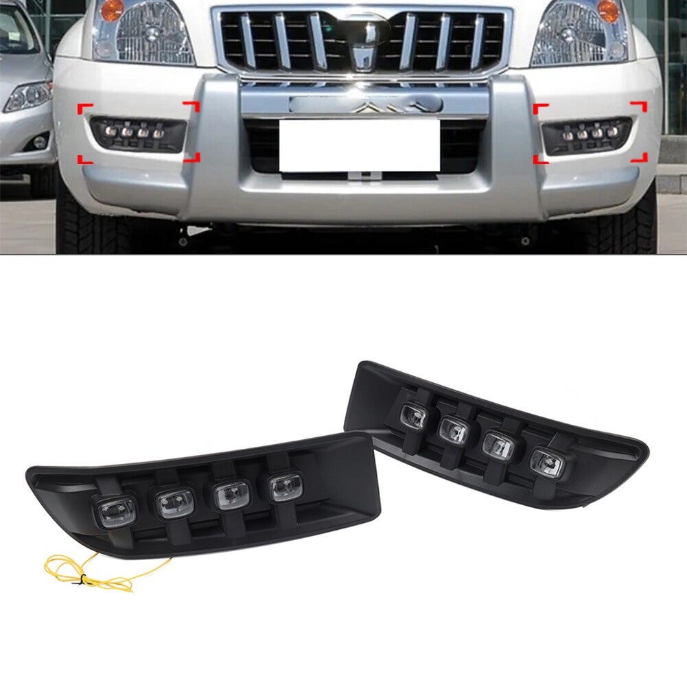 Daytime Running Light Fog Lamp for Toyota for Land Cruiser Prado 2003-2009