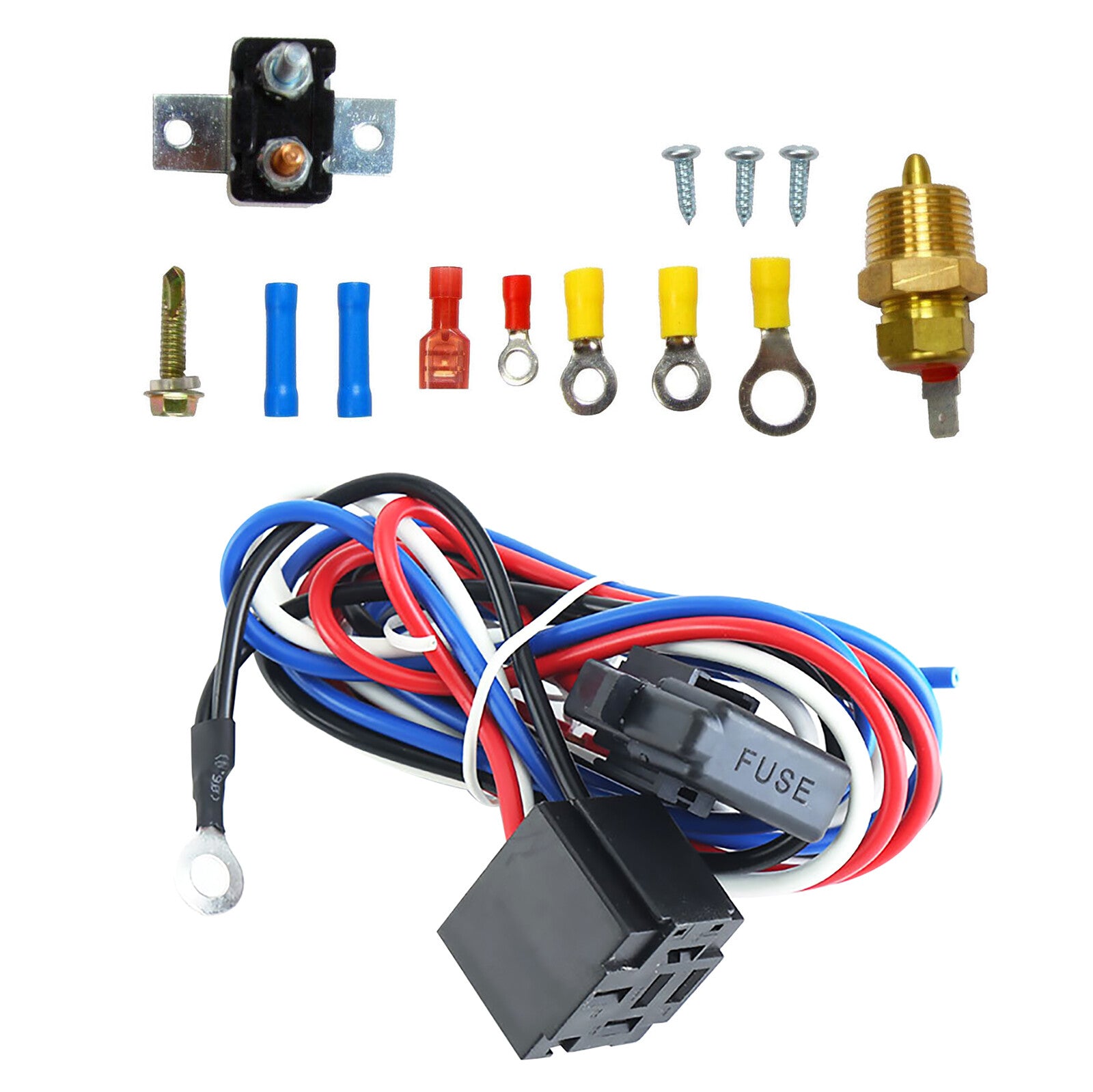 3/8 175-185 Engine Fan Thermostat Temperature Relay Switch Sensor Repair Part