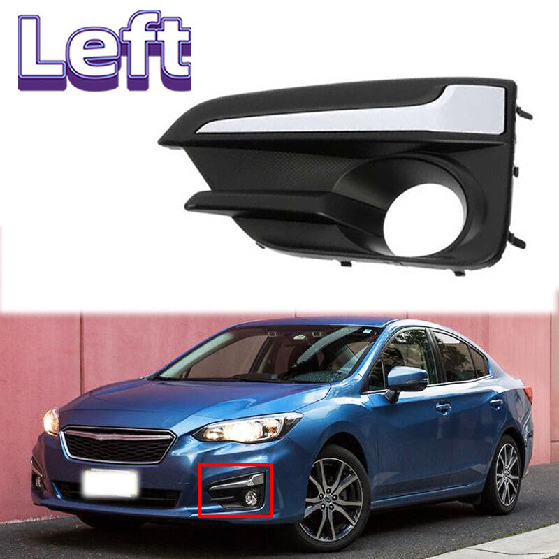 Left Front Fog Light Lamp Cover Bezel 1Pcs for Subaru Impreza 2017 2018 2019