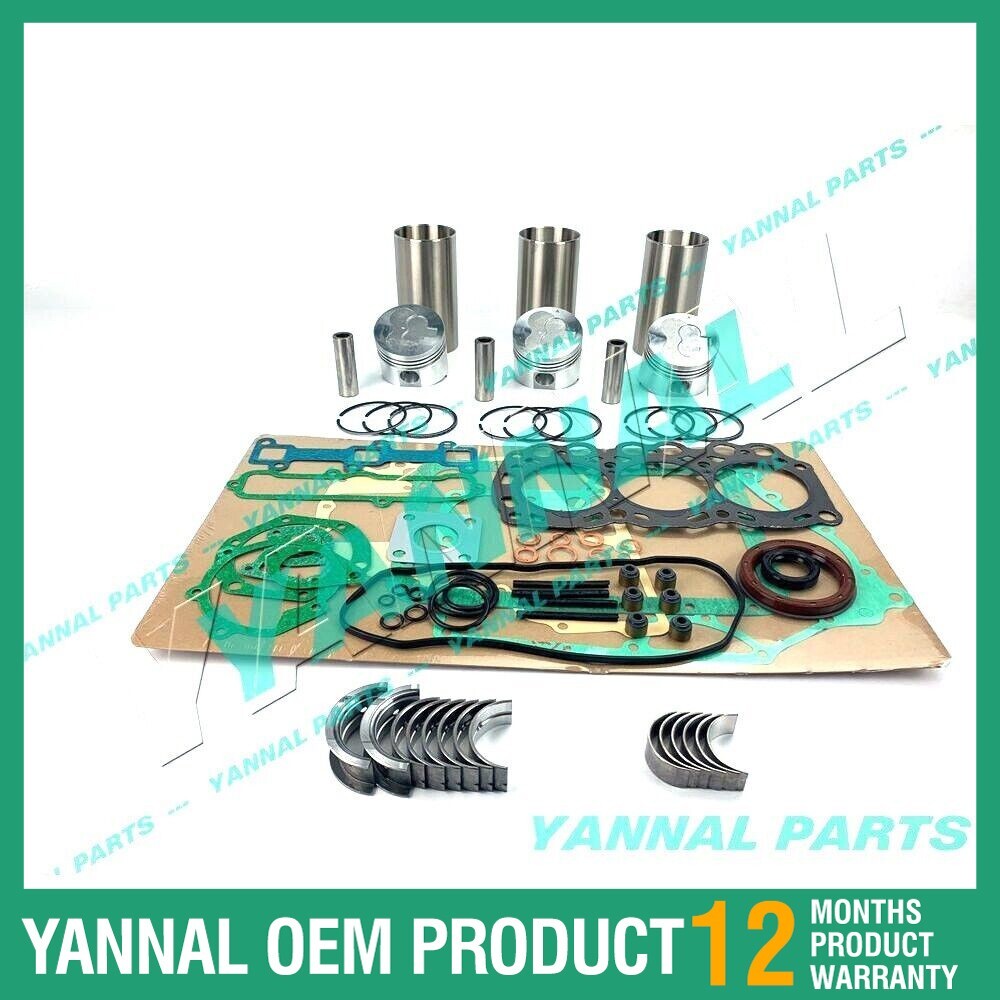 L3E Overhaul Engine Reconstruction Kit with Shim Bearings for Mitsubishi L3E Engines