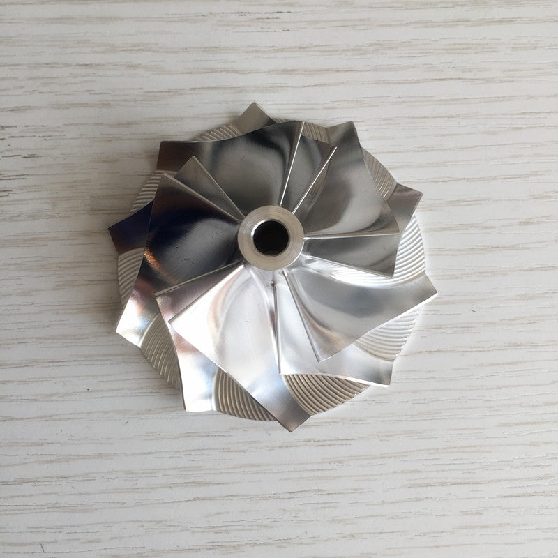 CT26 48.04/68.00 mm 5+5 Blade Performance Turbine Billet Compressor Wheel