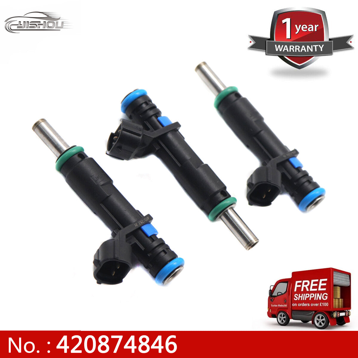 420874846 Fuel injector suitable for Sea-Doo GTI GTR GTS GTX RXP RXT 155-510 HP 3X new