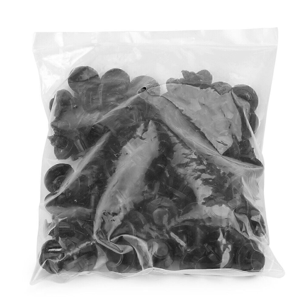 Fit for Nissan Fender Black Hole Plastic Rivets Fastener Push Clips 100x 8mm