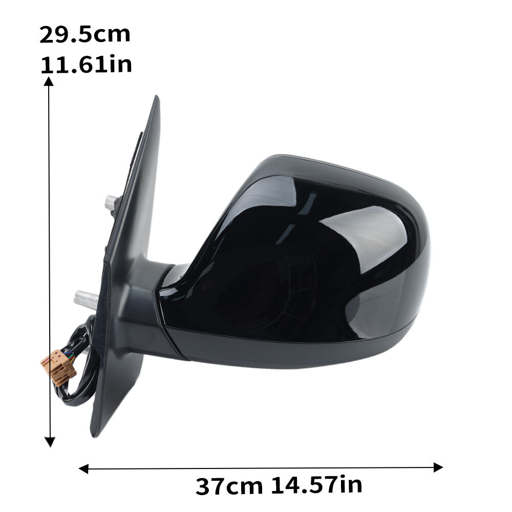 F¨¹r for VW T5 Transporter 2010-2015 Au?enspiegel R¨¹ckspiegel Schwarz Links 7 Draht