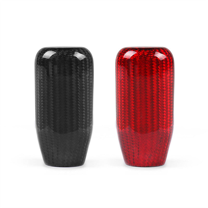 Real Car Carbon Fiber Manual Gear Shift Knob Stick Shifter Lever Knob NEW