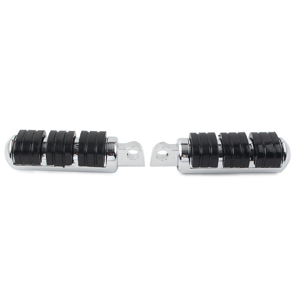 Rear Highway Foot Pegs Rest Pedals for Harley Davidson male mount-style Chrome