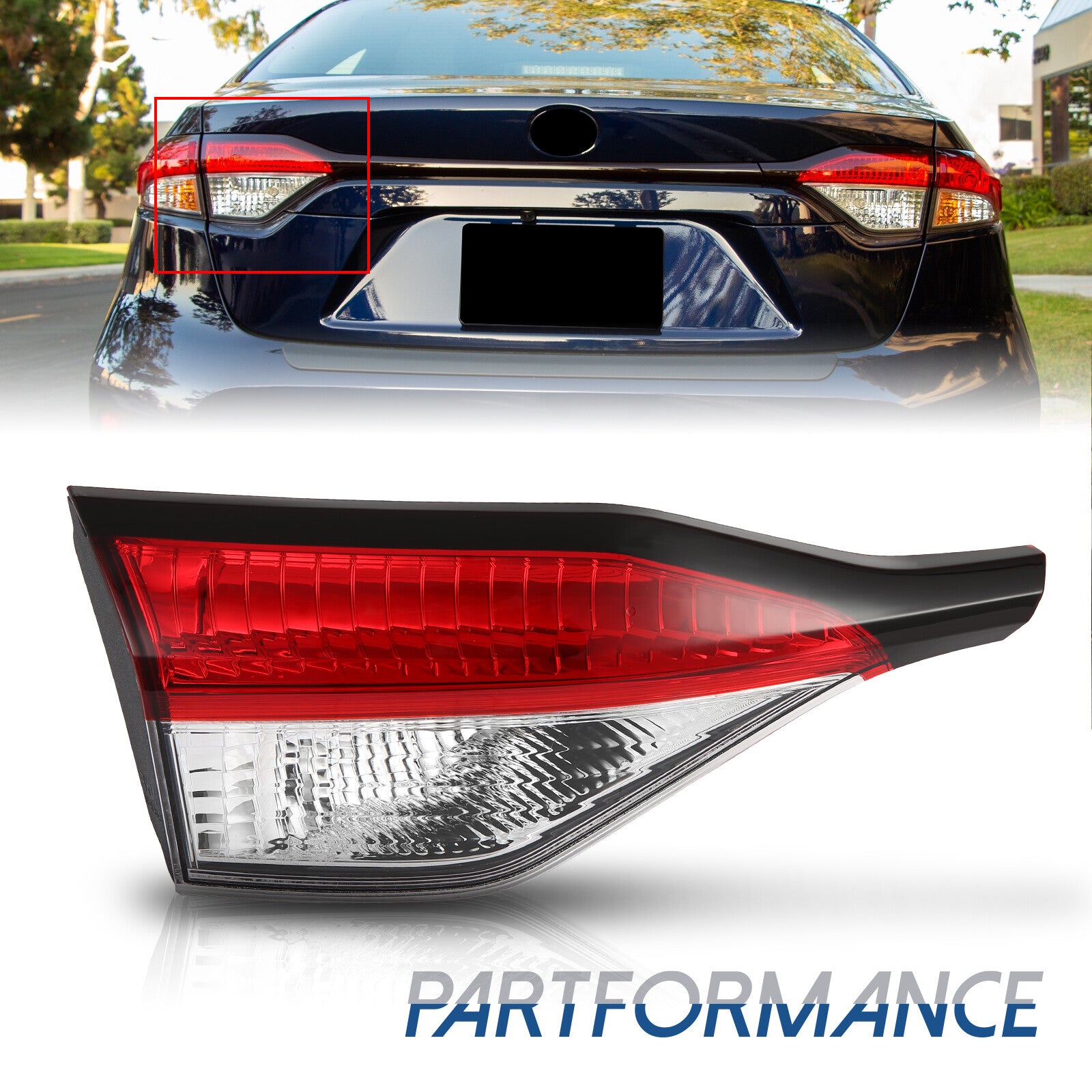 Applicable to 2020-2022 for Toyota for Corolla rear taillight and brake light, inner drive side LH