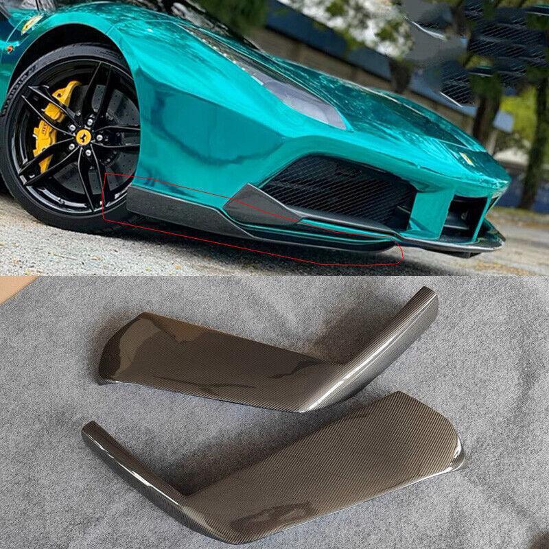 Carbon fiber front bumper splitter trim for Ferrari for 488 GTB Spider trim