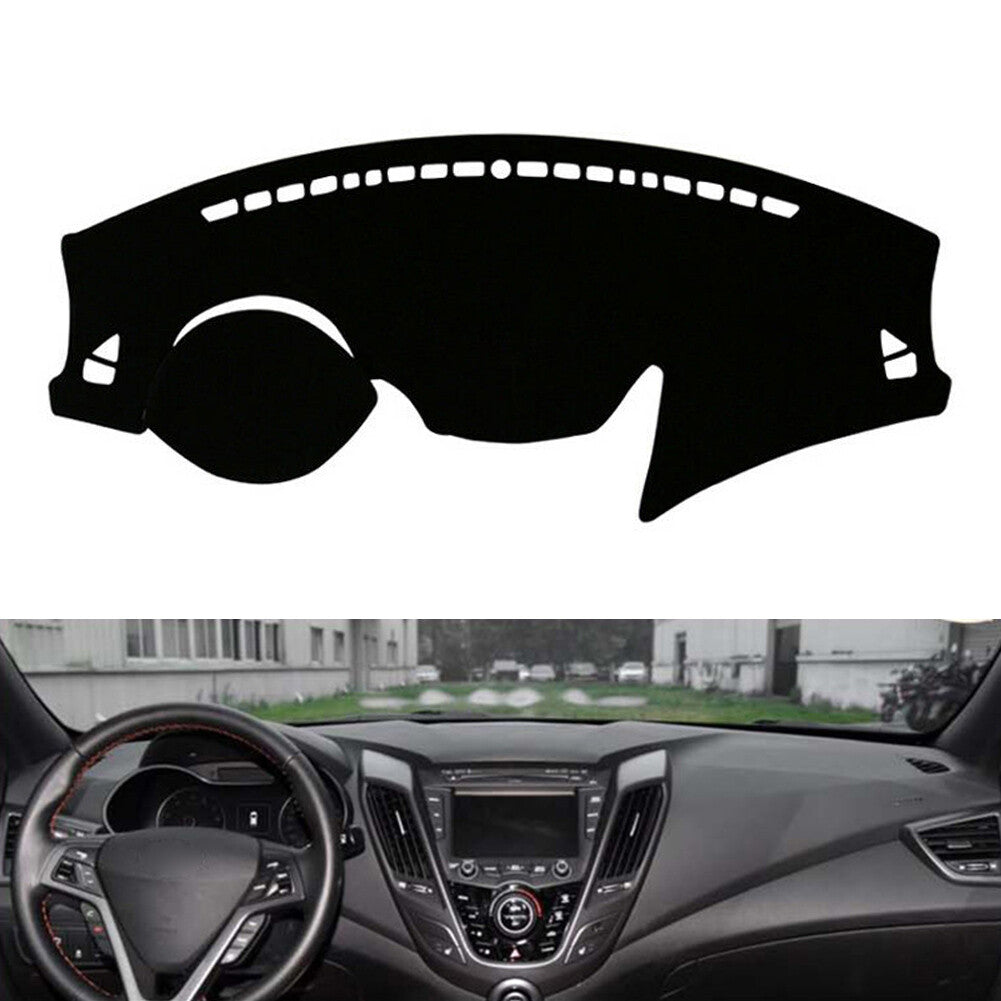 1X Car Dashboard Dash Mat Dashboad Cover Anti-Sun For HyundaiI for Veloster 2012-17