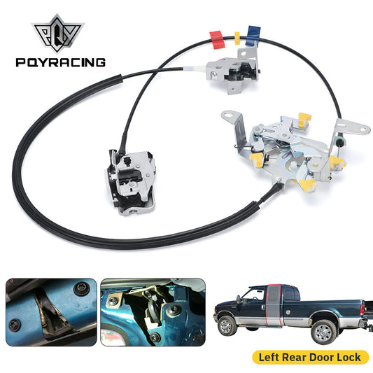 Left Rear Door Latch Lock Cable Extended Cab For 99-07 for Ford F250 F350 Super Duty