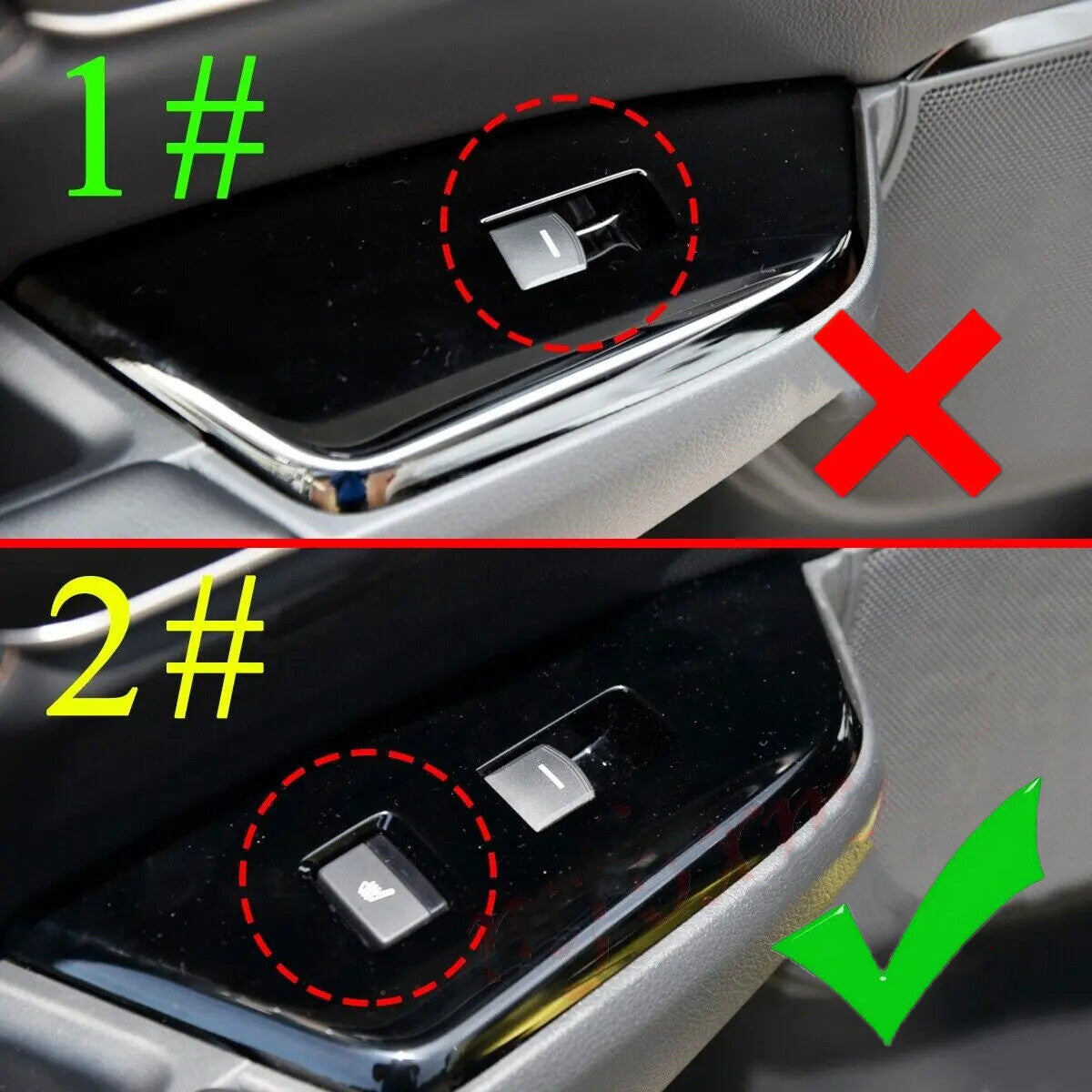 For 2017-2022 for Honda CRV Carbon Fiber Style Side Door Armrest Panel Trims Cover