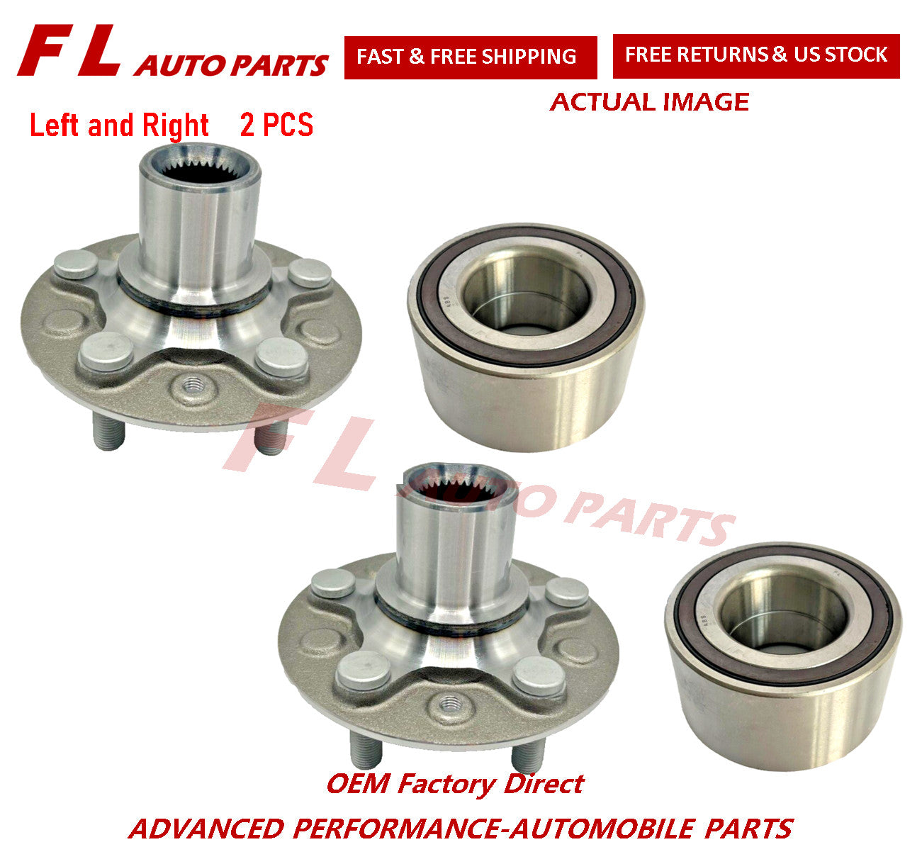 for Land Rover for Range Rover Sport Front Or Rear Wheel Hub  Bearing 13-2024 Pair