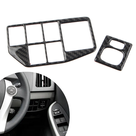 RHD Car Headlight Lamp Switch Button Trim Frame for Toyota Prius 2012-2015