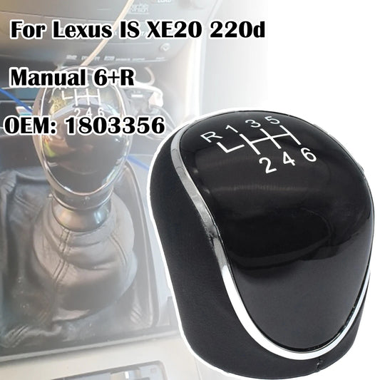 for Lexus IS XE20 220d 6 Speed Manual Gear Shifter Lever Knob Shift Pen Headball
