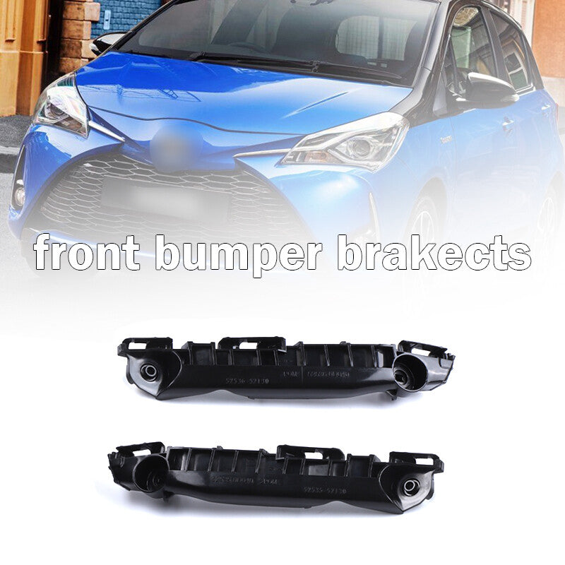 Front Left Right Bumper Bracket Set Plastic For 2007-2011 for Toyota Yaris Hatchback