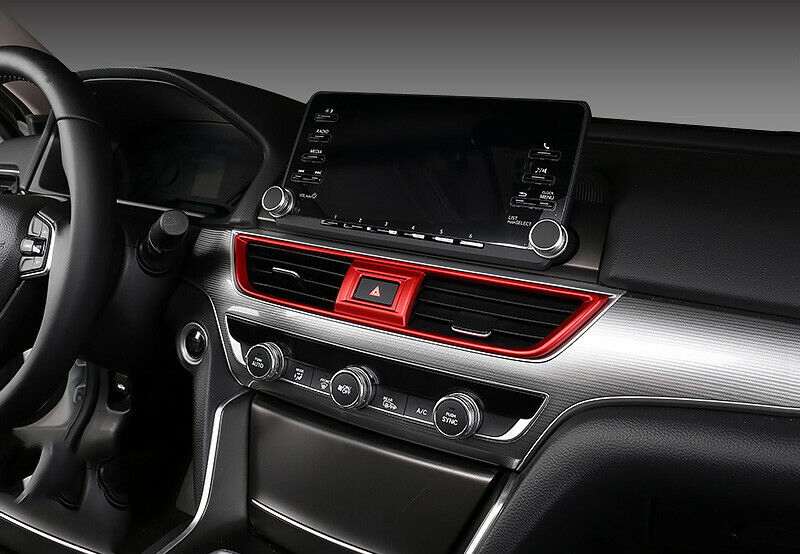 for Honda Accord 10Th 2018-2022 Red Inner Central Console Air Outlet Vent Frame