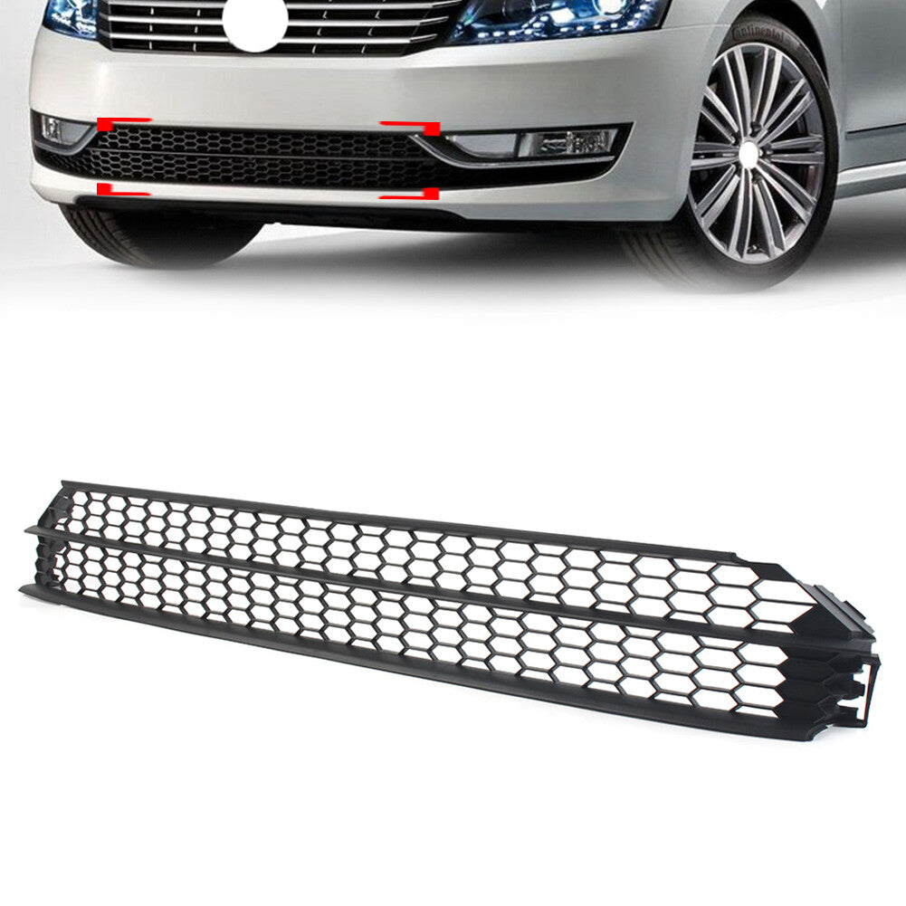 Front Bumper Lower Honeycomb Grille Grill Cover for VW for Passat 2012-15 561853667