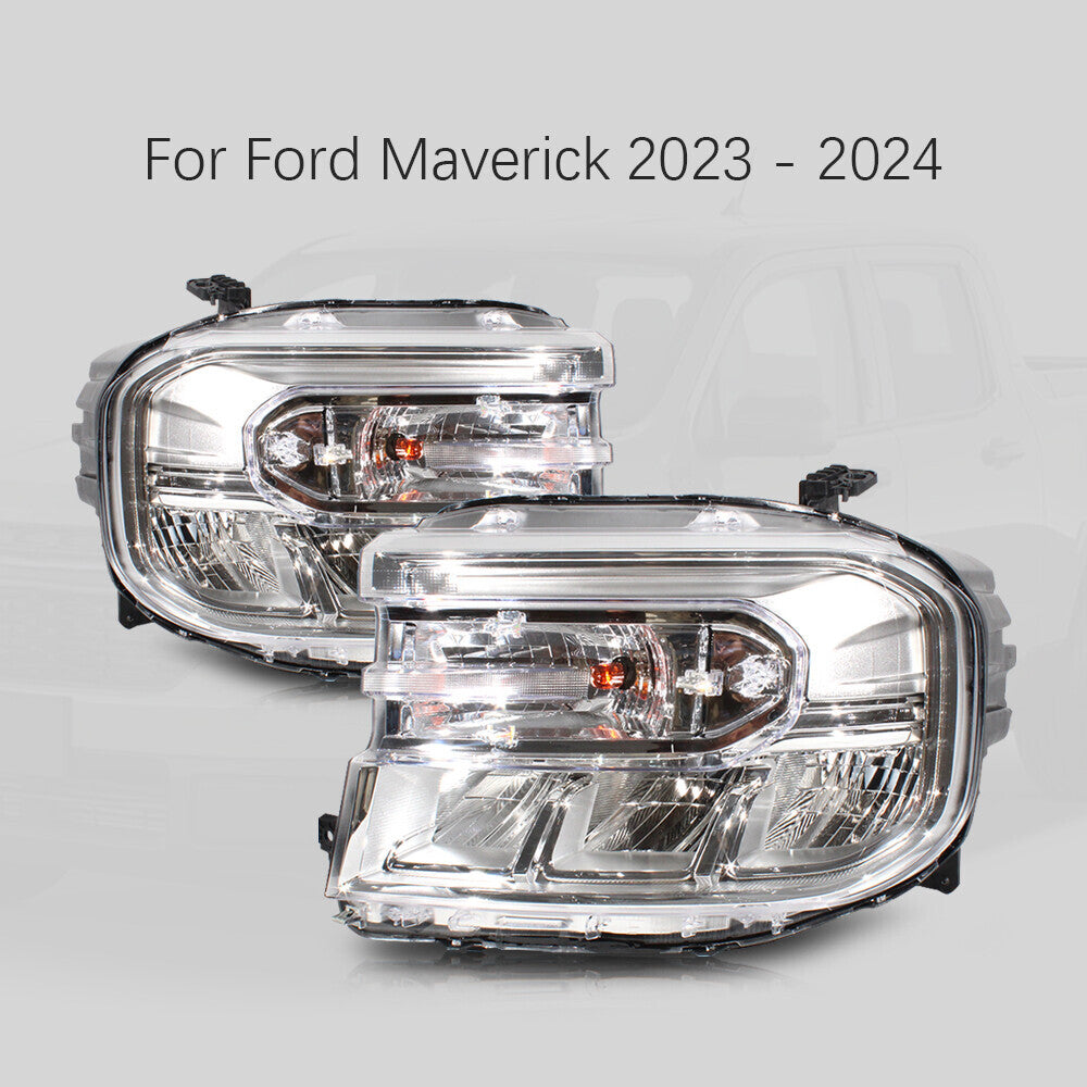 pair of headlight assemblies are available for the 2022-2024 for Ford Maverick left and right sides.