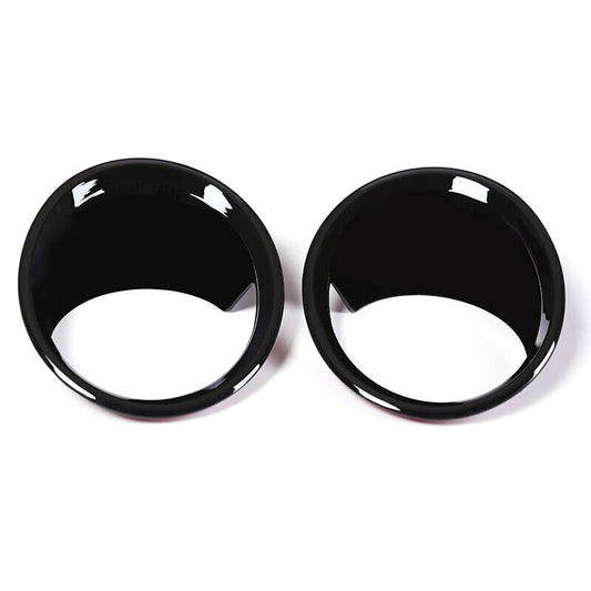 for BMW X1 F48 2016 2017-2019 2pcs black Car Front Fog Light Lamp Cover Trim