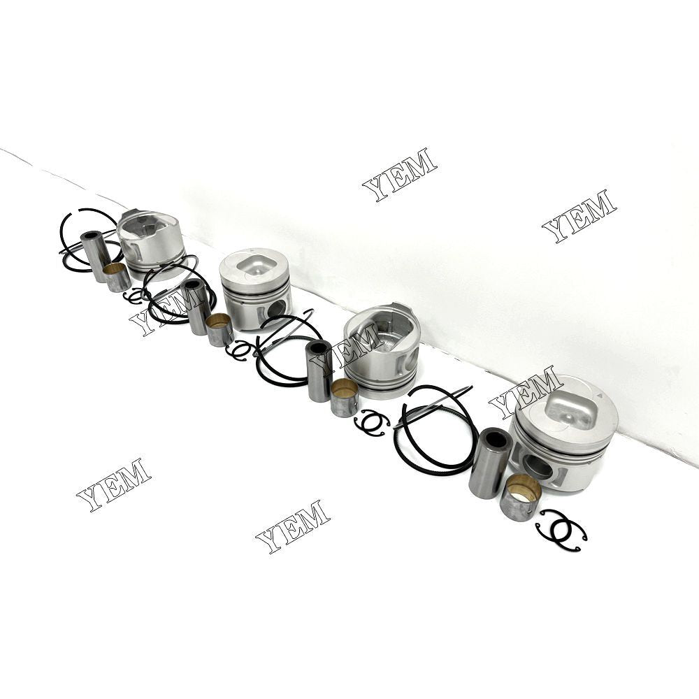 4BE1 Cylinder Piston Kit With Ring Fit for Isuzu Diesel Engine Spare Parts.