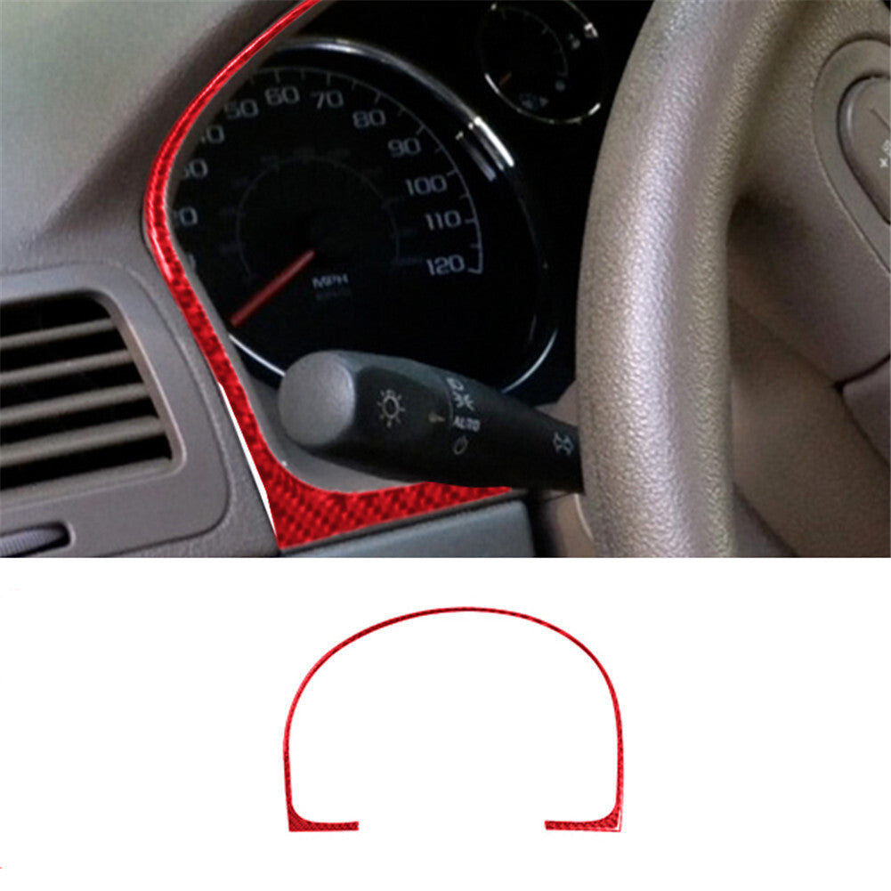Red Carbon Fiber Dashboard Frame Decor Trim Cover for Chevrolet COBALT 2005-2010