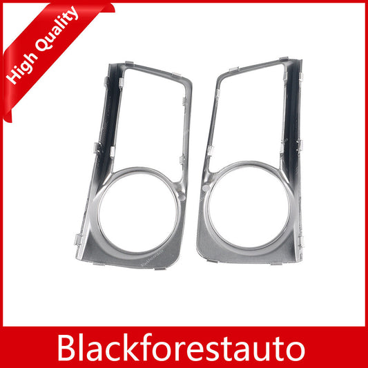 Pair Front Bumper Fog Light Grill Cover Trim Fit for BMW E71 X6 2012-2014 LHRH