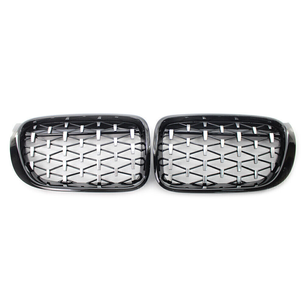 Fit for BMW X3 F25 /X4 F26 2014-2017 Diamond Meteor Latest Style Front Kidney Grille