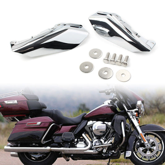 Heat Shield Mid-Frame Air Deflector Trim Chrom Fit for Harley Street Glide 09-16 BT2