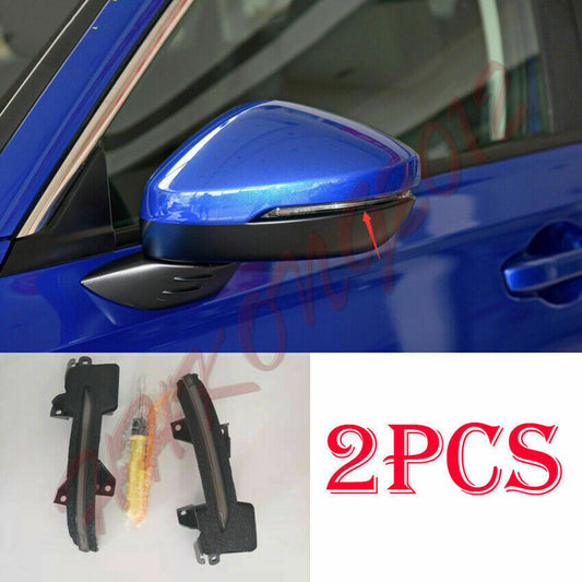 for Honda for Civic 22-23 Yellow LED side View Mirror Light Turn Signal Replace Pair