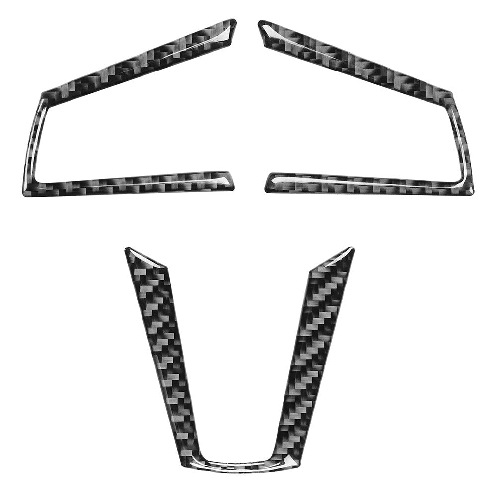 for Mazda MX-5 2016-2020 Carbon Interior Steering Wheel Button Panel Cover Trim