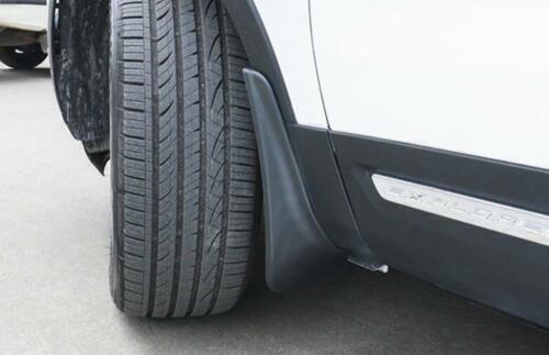 4X Mud Flaps Fender Guards Primer Black ABS Trim Fit for Ford Explorer 2016-2019
