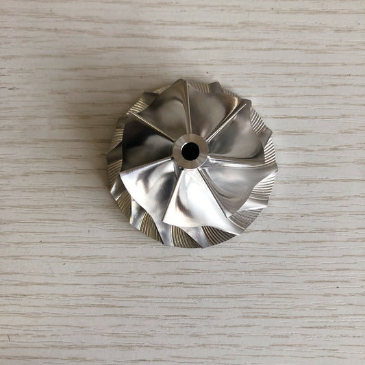 TD04HL 42.00/56.00 mm 7+7 Blade Turbine Billet Compressor Wheel