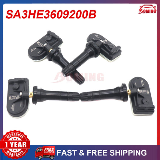 4x New TPMS Tire Pressure Sensor for BYD Han EV/DM-p/DM-i 433MHz SA3HE3609200B