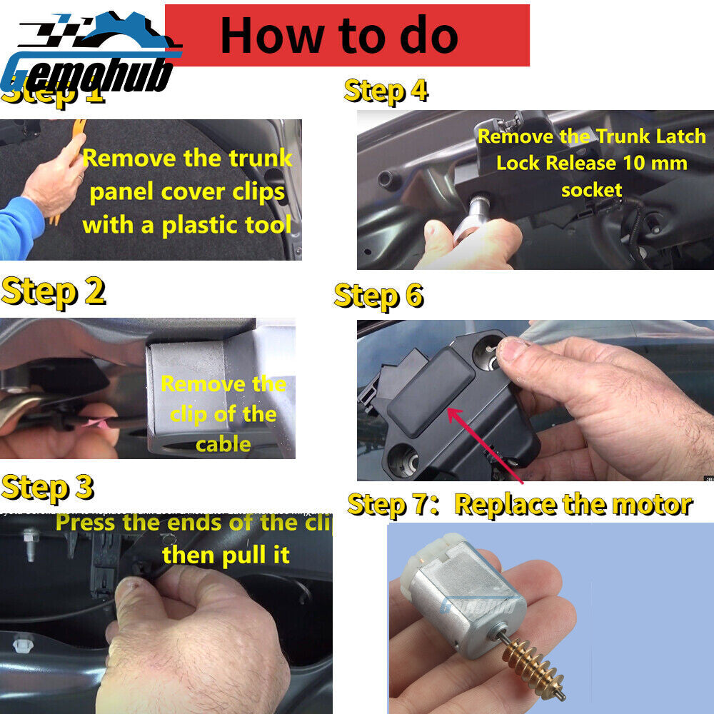 Power Trunk Lock Latch motor For 2004-2010 for BMW 5 Series E60 530i 535i 545i