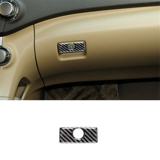 Carbon Fiber Glove Box Switch Sticker Cover Trim for Toyota Highlander 2008-2013