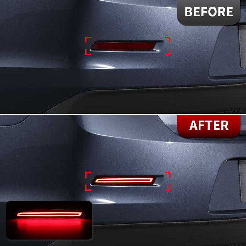 Rear Bumper Reflector Light For 2013-2015 for Chevrolet Malibu Brake Tail Lamp DRL