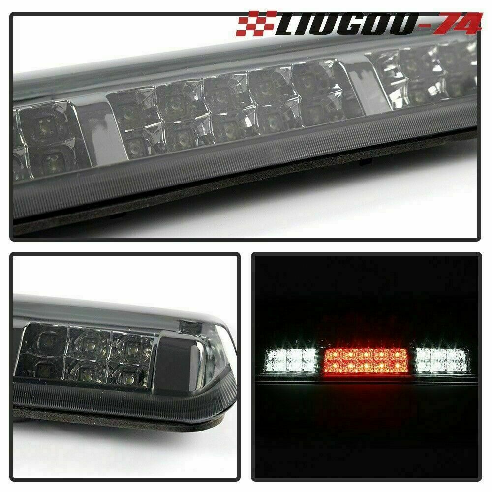 Black housing, rear 3rd brake light, taillight, and cargo light suitable for 04-08 F150/Explorer