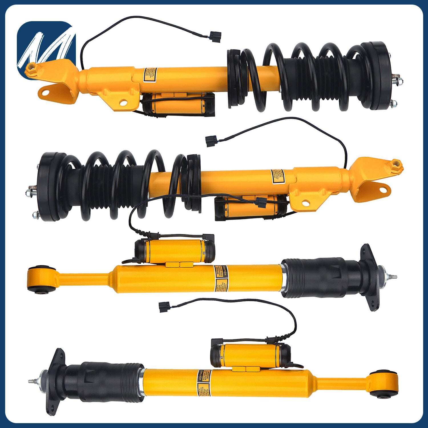 2-piece front shock absorber strut adaptive fit for Chevrolet for Corvette C5 1997-02 5.7L