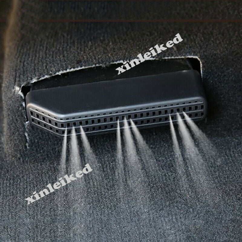 for Hyundai Santa Fe ix45 2019-2021 Black for Seat Outlet Dust Decor Cover Trim 2X