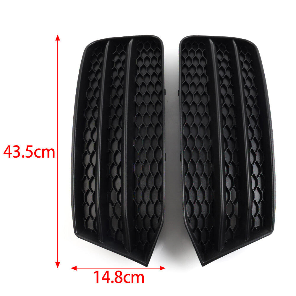 Honeycomb Mesh Front Bumper Air Guide Grille Cover for Audi A1 2014-2018
