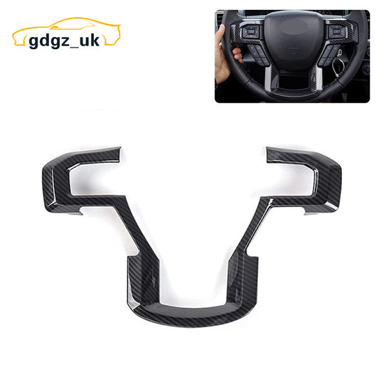 Steering Wheel Trim Decoration Cover Frame Trim for Ford F150 250 F350 2015-2020
