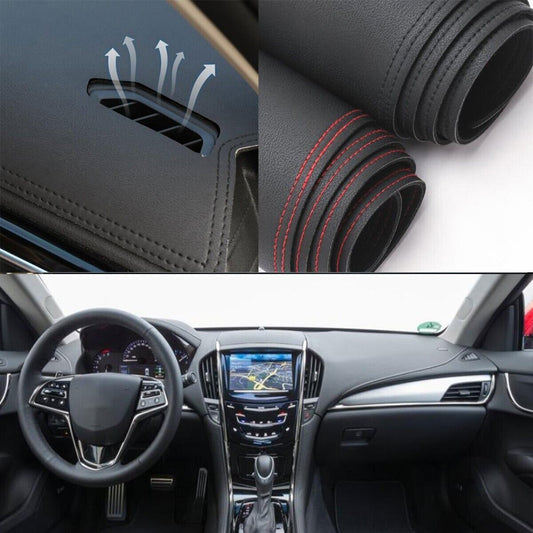 1PCS PU leather Dashboard Dash Mat Non-slip DashMat Shade for Cadillac ATS 2013+