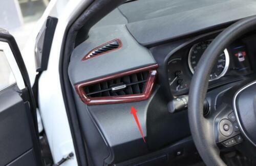 for Toyota for Corolla Cross 2022-2023 Wood Grain 3pcs Red Middle Console Strip Trim