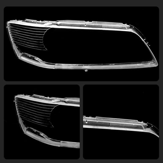 A Pair Front Headlight Lens Housing+Glue for Mitsubishi Lancer Evo 9TH 2003-062e