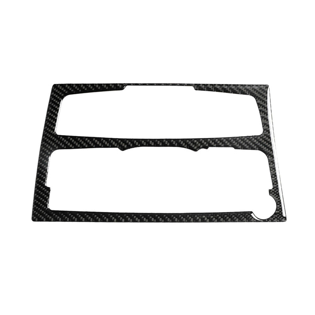Carbon Fiber Console AC/ CD Panel Frame Cover Trim for Audi for A4 B8 for A5 2010-2016