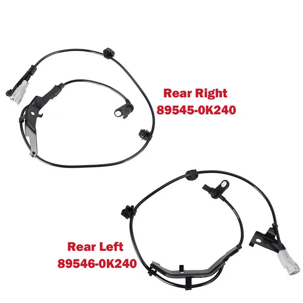 2PCS ABS Wheel Speed Sensor 89545-0K240 89546-0K240 Fit for Toyota Hilux Revo 4WD