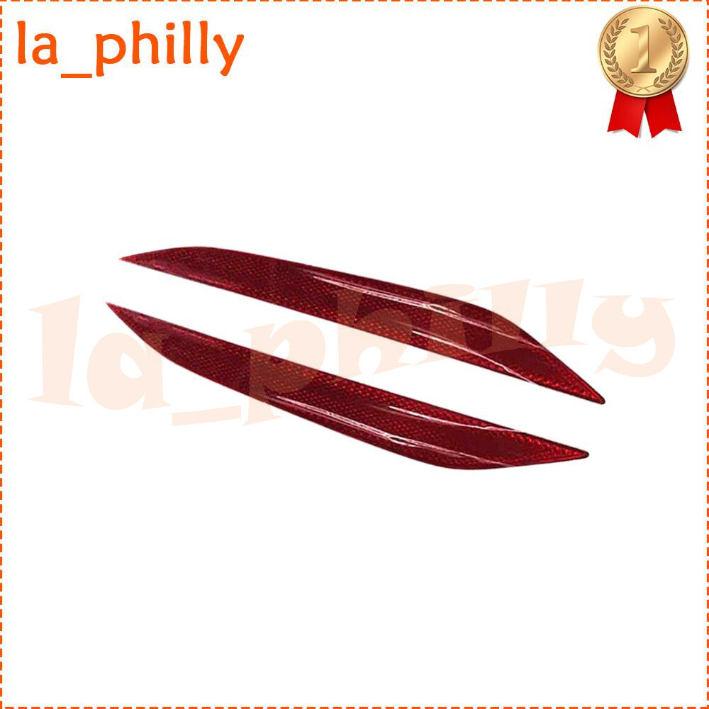 2Pcs Fits 17-22 for Alfa Romeo Stelvio Rear LH+RH Bumper Reflector Rear Brake Lamp