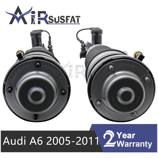 Pair Front Air Suspension Shock Struts for Audi A6 Allroad S6 4F C6 Avant 05-11