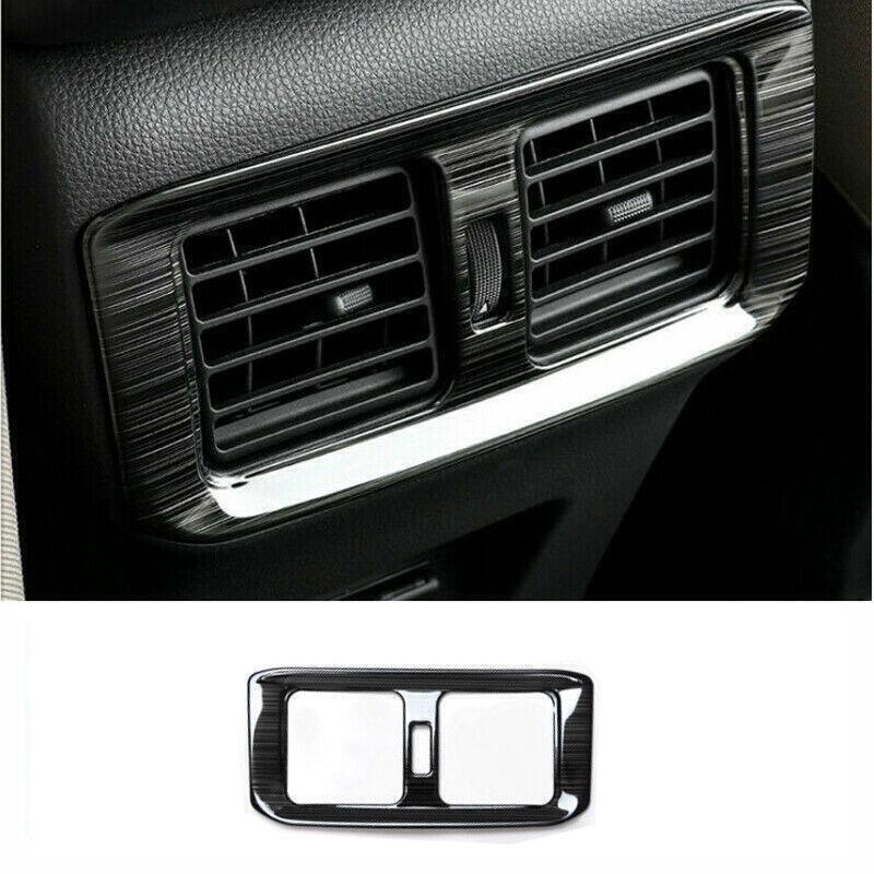 for Toyota RAV4 2019-24 Black steel Car Rear Air Outlet Vent frame Cover Trim 1X